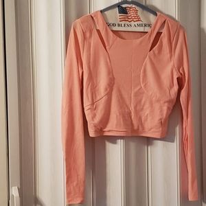 Pink Crop top